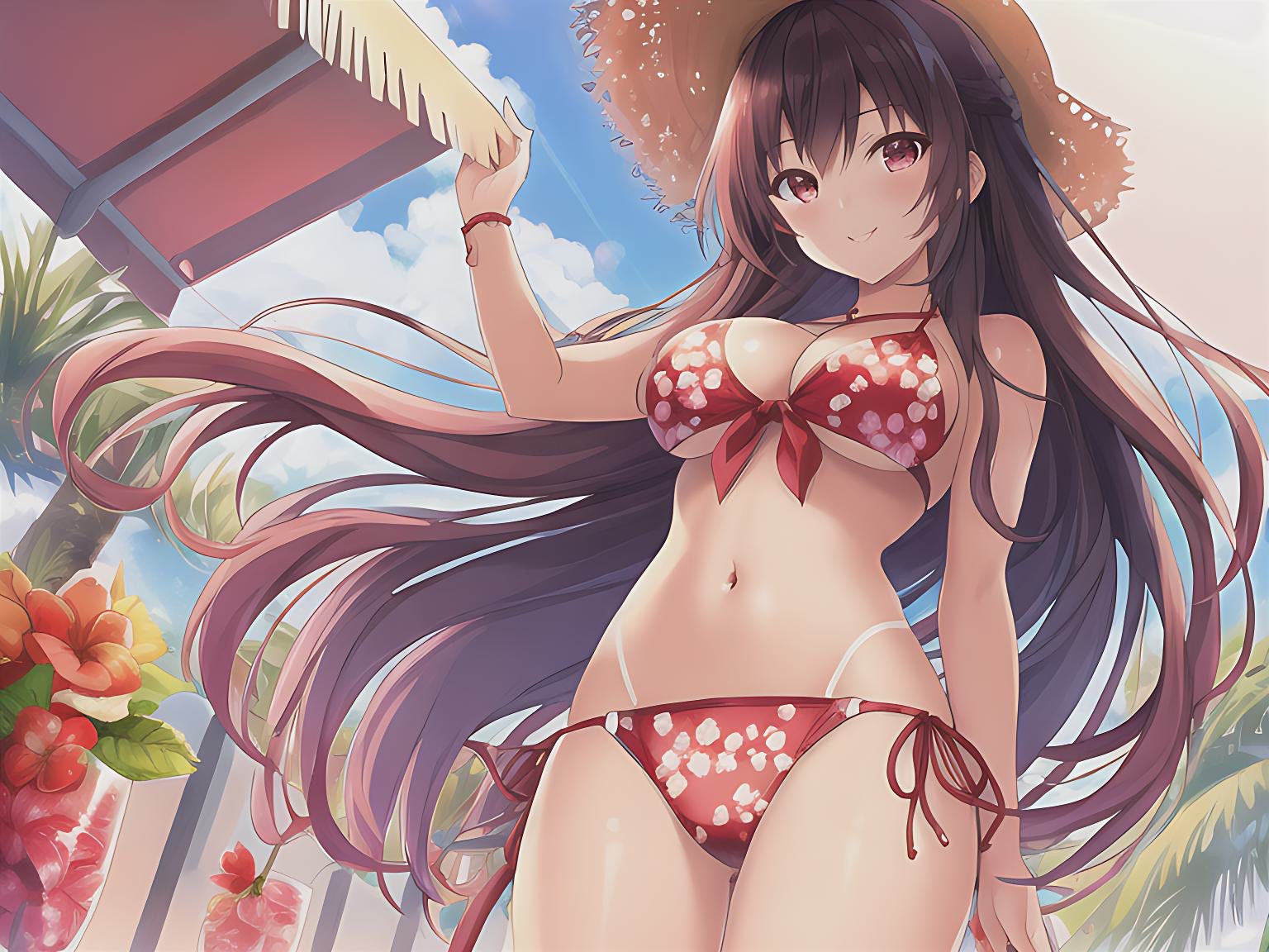 A candid image of Anime girl chiakai