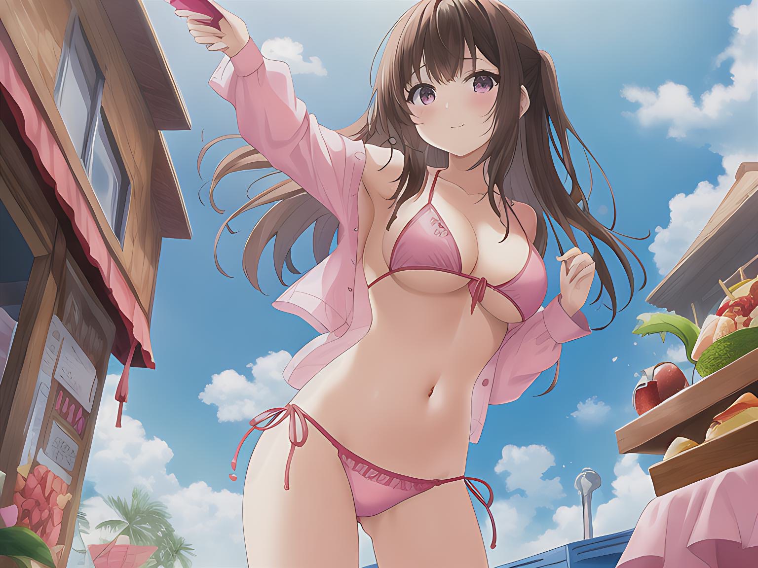 A candid image of Anime girl Tamanai